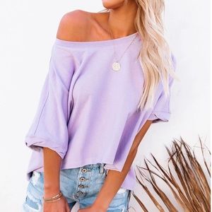 Vici Bright Side Cotton Relaxed High Low Tee